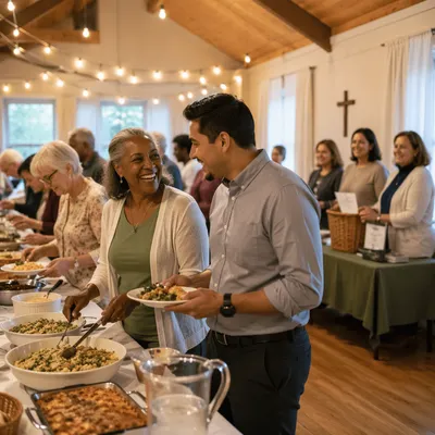 Church Mission Support Fundraiser Dinner Gathering