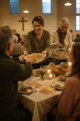 Mission Support Fundraiser Dinner in Church Hall