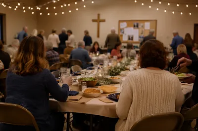 Mission Support Fundraiser Dinner in Church Hall