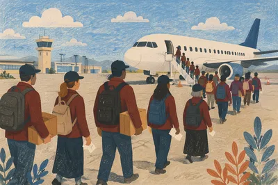 Church Mission Team Airport Departure Walk
