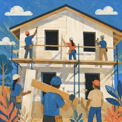 Mission Trip Team Building Community House