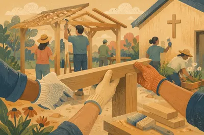 Mission Team Building Rural Garden Shelter