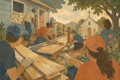 Mission Team Building Ramp by Rural Chapel