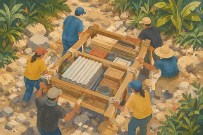 Mission Team Building in Rural Riverbed