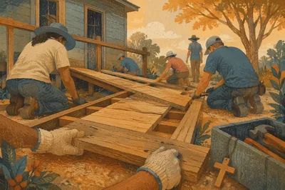 Mission Team Building Rural Wheelchair Ramp