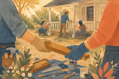 Mission Team Serving Through Rural Building Project