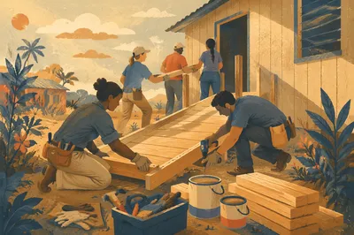 Mission Team Building Rural Wheelchair Ramp