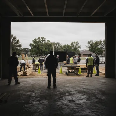 Mission Team Preparing Community Building Project