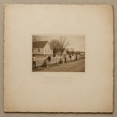 Sepia Mission Team Fence Repair Archive