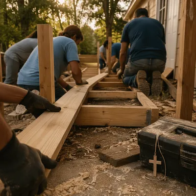 Mission Team Building Rural Wheelchair Ramp