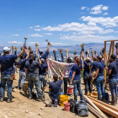 Church Mission Team Celebrates Hilltop Project