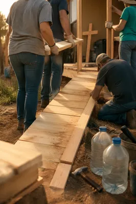 Mission Team Building Wheelchair Ramp