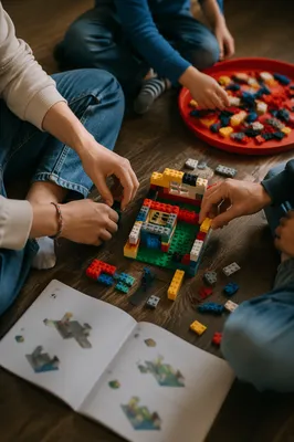 Mission Team Building with Colorful Bricks