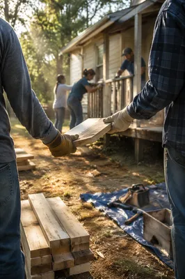 Mission Team Serving Through Rural Building Project