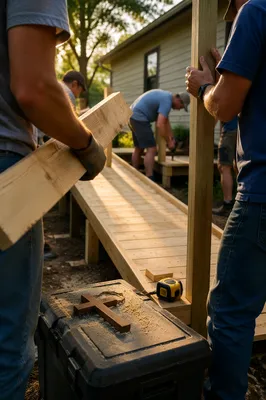 Mission Team Building Wheelchair Ramp