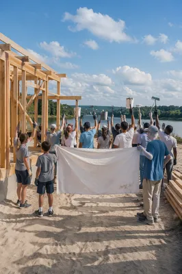 Mission Team Celebrating Community Building Project