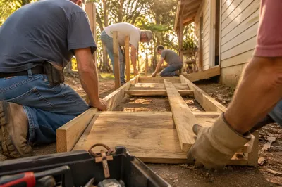 Mission Team Building Rural Wheelchair Ramp