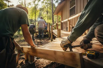 Mission Team Building Rural Wooden Ramp