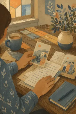 Missionary Letters and Prayer Card Table