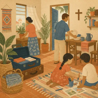 Missionary Family Settling Into Overseas Home