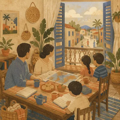 Missionary Family Settling Into Overseas Home