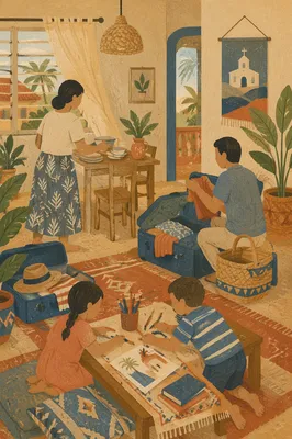 Missionary Family Settling Into Overseas Home