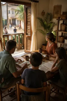 Missionary Family Settling Into Overseas Home