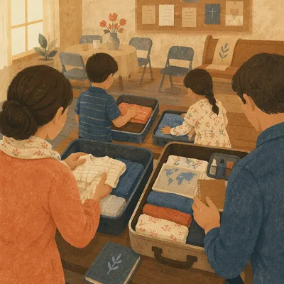 Missionary Family Packing for Overseas Ministry