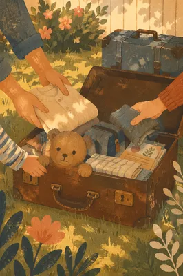 Missionary Family Packing for Overseas Journey