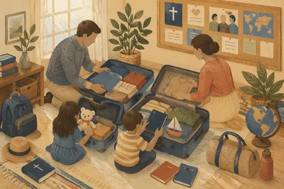 Missionary Family Packing for Overseas Ministry