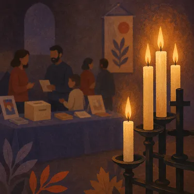 Candlelight at Missions Fundraiser Church Event