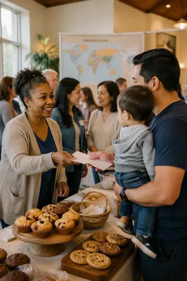 Community Fundraiser in Church Fellowship Hall