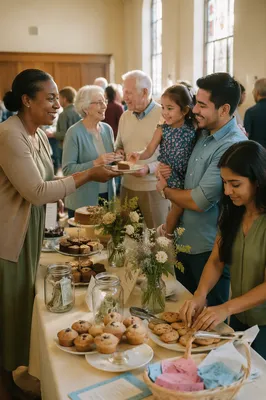 Community Bake Sale in Church Hall