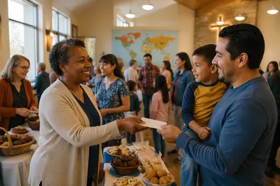 Community Fundraiser in Church Fellowship Hall