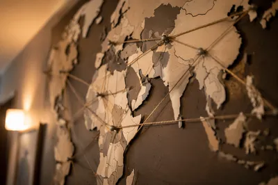 Church Missions Prayer Map With Pins