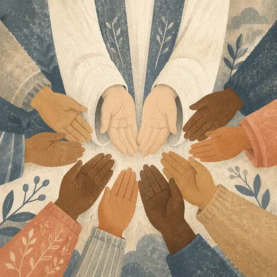 Missions Sending Prayer Circle in Church