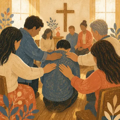 Mission Sending Prayer with Laying Hands
