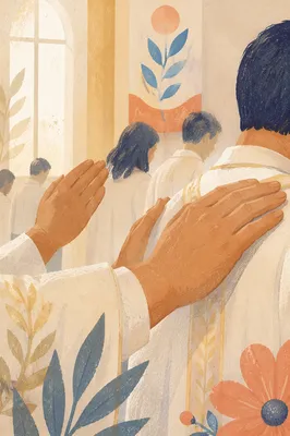Missions Sending Prayer With Laying Hands