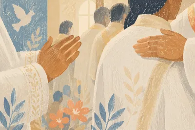 Missions Sending Prayer with Laying Hands
