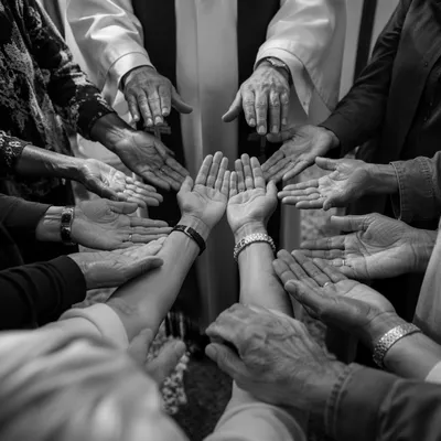 Missions Sending Prayer with Laying Hands