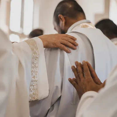 Missions Sending Prayer with Laying Hands
