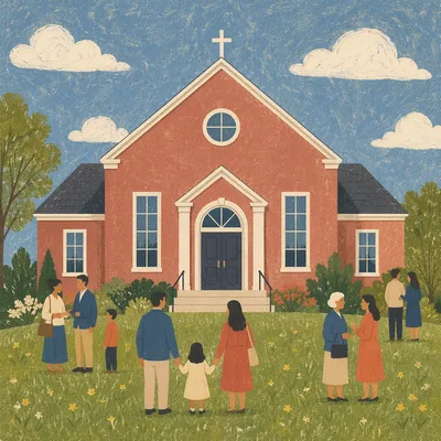 Welcoming Modern Church on Green Hill