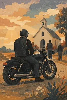 Motorcycle Ministry Fellowship at Rural Church