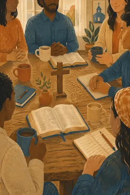 Multicultural Bible Study Fellowship Around Table