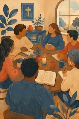 Multicultural Bible Study Fellowship Around Table