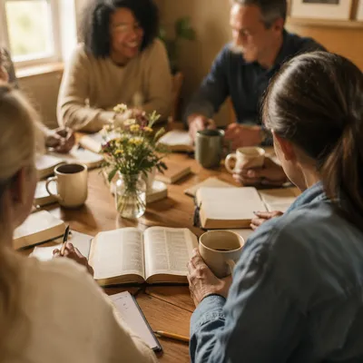 Multicultural Bible Study Fellowship Around Table