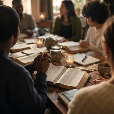 Multicultural Bible Study Fellowship Around Table