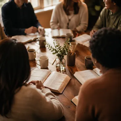 Multicultural Bible Study Fellowship Around Table