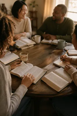 Multicultural Bible Study Fellowship Around Table