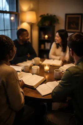 Multicultural Bible Study Fellowship Around Table